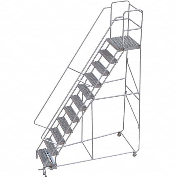 TRI-ARC - Rolling & Wall Mounted Ladders & Platforms Type: Rolling Warehouse Ladder Style: Rolling Safety Ladder - Benchmark Tooling