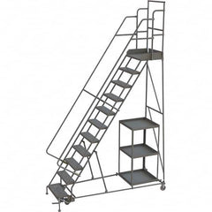 TRI-ARC - Rolling & Wall Mounted Ladders & Platforms Type: Stock-Picking Ladder Style: Rolling Safety Stock Picking Ladder - Benchmark Tooling