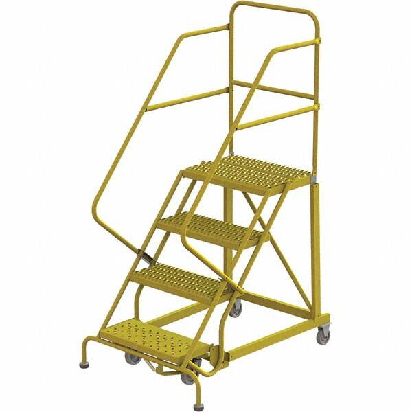 TRI-ARC - Rolling & Wall Mounted Ladders & Platforms Type: Stairway Slope Ladder Style: Forward Descent 50 Degree Incline - Benchmark Tooling