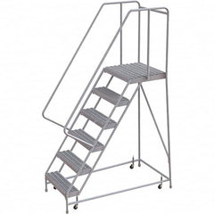 TRI-ARC - Rolling & Wall Mounted Ladders & Platforms Type: Rolling Warehouse Ladder Style: Rolling Safety Ladder - Benchmark Tooling