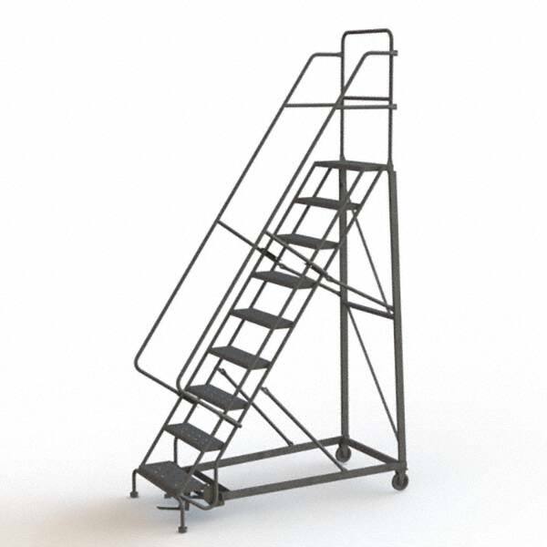 TRI-ARC - Rolling & Wall Mounted Ladders & Platforms Type: Rolling Warehouse Ladder Style: Rolling Safety Ladder - Benchmark Tooling