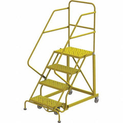 TRI-ARC - Rolling & Wall Mounted Ladders & Platforms Type: Stairway Slope Ladder Style: Forward Descent 50 Degree Incline - Benchmark Tooling