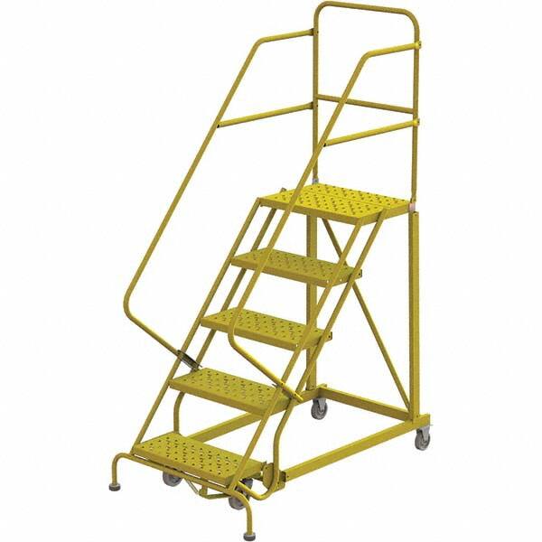 TRI-ARC - Rolling & Wall Mounted Ladders & Platforms Type: Stairway Slope Ladder Style: Forward Descent 50 Degree Incline - Benchmark Tooling