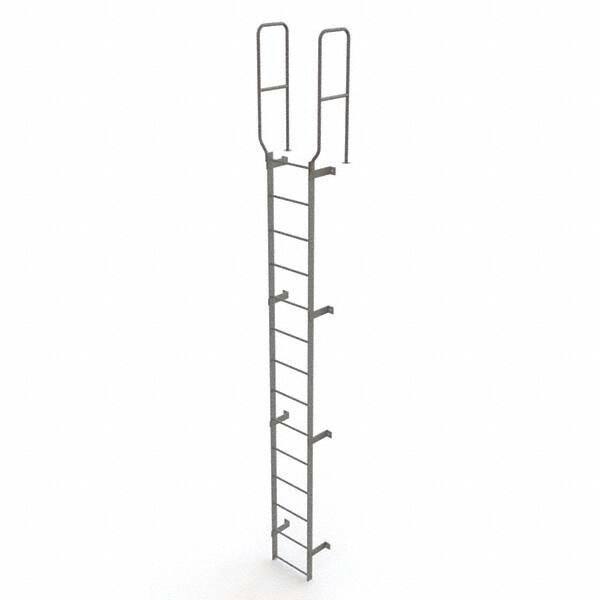 TRI-ARC - Rolling & Wall Mounted Ladders & Platforms Type: Fixed Ladder Style: Safety Cage - Benchmark Tooling
