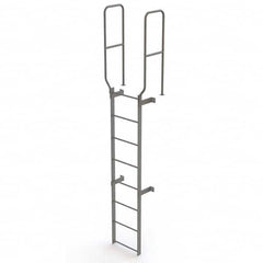 TRI-ARC - Rolling & Wall Mounted Ladders & Platforms Type: Fixed Ladder Style: Safety Cage - Benchmark Tooling