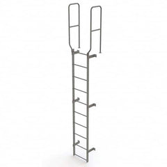 TRI-ARC - Rolling & Wall Mounted Ladders & Platforms Type: Fixed Ladder Style: Safety Cage - Benchmark Tooling