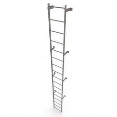 TRI-ARC - Rolling & Wall Mounted Ladders & Platforms Type: Fixed Ladder Style: Safety Cage - Benchmark Tooling