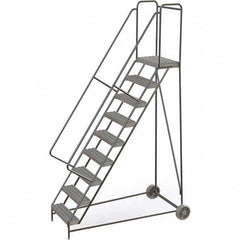 TRI-ARC - Rolling & Wall Mounted Ladders & Platforms Type: Rolling Warehouse Ladder Style: Rolling Safety Ladder - Benchmark Tooling