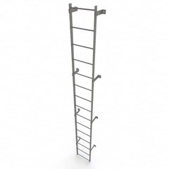 TRI-ARC - Rolling & Wall Mounted Ladders & Platforms Type: Fixed Ladder Style: Safety Cage - Benchmark Tooling