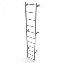 TRI-ARC - Rolling & Wall Mounted Ladders & Platforms Type: Fixed Ladder Style: Safety Cage - Benchmark Tooling