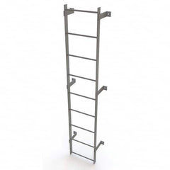 TRI-ARC - Rolling & Wall Mounted Ladders & Platforms Type: Fixed Ladder Style: Safety Cage - Benchmark Tooling
