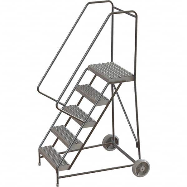 TRI-ARC - Rolling & Wall Mounted Ladders & Platforms Type: Rolling Warehouse Ladder Style: Rolling Safety Ladder - Benchmark Tooling