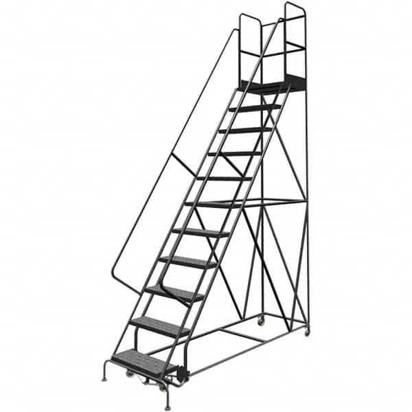 TRI-ARC - Rolling & Wall Mounted Ladders & Platforms Type: Rolling Warehouse Ladder Style: Rolling Platform Ladder - Benchmark Tooling