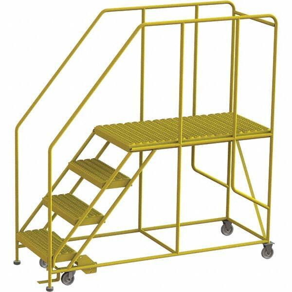 TRI-ARC - Rolling & Wall Mounted Ladders & Platforms Type: Rolling Work Platform Style: Steel Work Platform - Benchmark Tooling