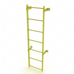 TRI-ARC - Rolling & Wall Mounted Ladders & Platforms Type: Fixed Ladder Style: Safety Cage - Benchmark Tooling