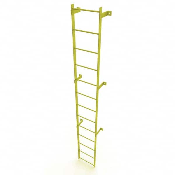 TRI-ARC - Rolling & Wall Mounted Ladders & Platforms Type: Fixed Ladder Style: Safety Cage - Benchmark Tooling
