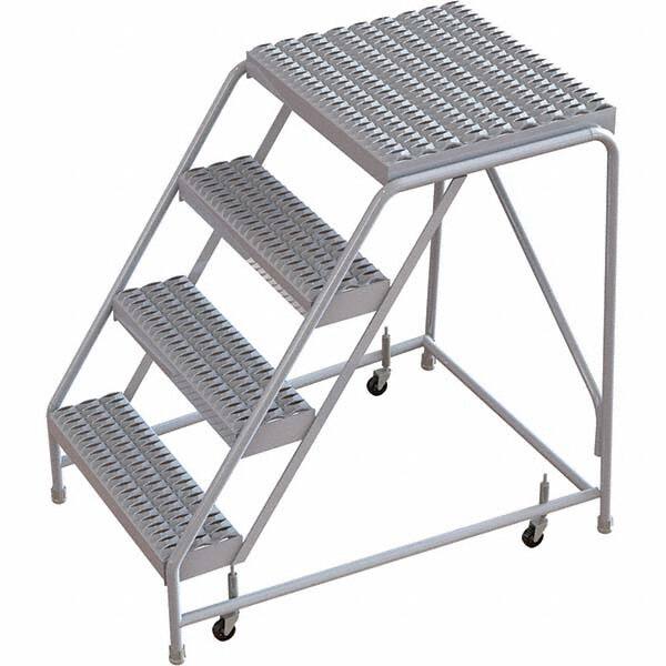 TRI-ARC - Rolling & Wall Mounted Ladders & Platforms Type: Rolling Warehouse Ladder Style: Rolling Safety Ladder - Benchmark Tooling