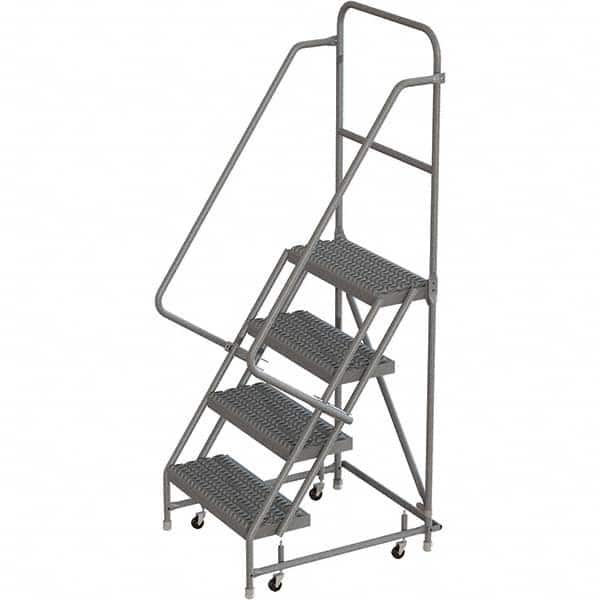 TRI-ARC - Rolling & Wall Mounted Ladders & Platforms Type: Rolling Warehouse Ladder Style: Rolling Platform Ladder - Benchmark Tooling