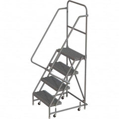 TRI-ARC - Rolling & Wall Mounted Ladders & Platforms Type: Rolling Warehouse Ladder Style: Rolling Platform Ladder - Benchmark Tooling