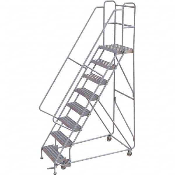 TRI-ARC - Rolling & Wall Mounted Ladders & Platforms Type: Rolling Warehouse Ladder Style: Rolling Safety Ladder - Benchmark Tooling