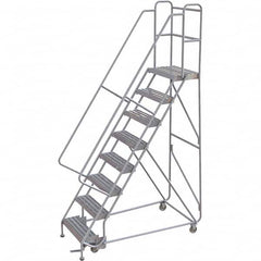 TRI-ARC - Rolling & Wall Mounted Ladders & Platforms Type: Rolling Warehouse Ladder Style: Rolling Safety Ladder - Benchmark Tooling
