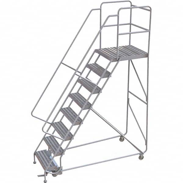 TRI-ARC - Rolling & Wall Mounted Ladders & Platforms Type: Rolling Warehouse Ladder Style: Rolling Safety Ladder - Benchmark Tooling