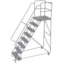 TRI-ARC - Rolling & Wall Mounted Ladders & Platforms Type: Rolling Warehouse Ladder Style: Rolling Safety Ladder - Benchmark Tooling