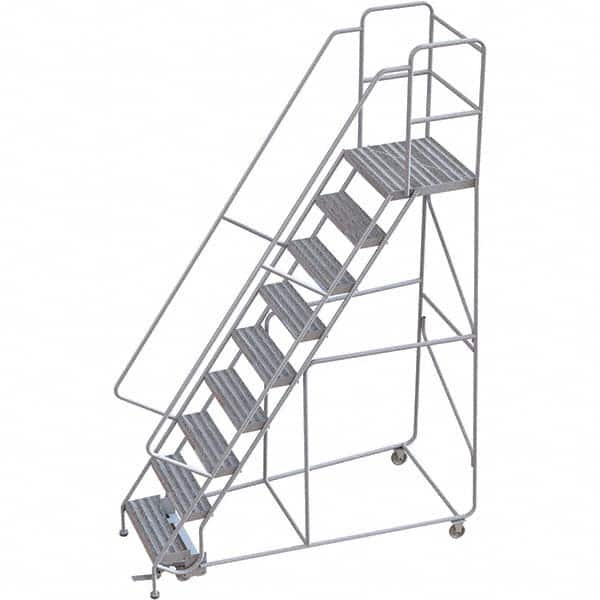 TRI-ARC - Rolling & Wall Mounted Ladders & Platforms Type: Rolling Warehouse Ladder Style: Rolling Safety Ladder - Benchmark Tooling