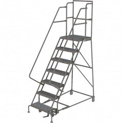 TRI-ARC - Rolling & Wall Mounted Ladders & Platforms Type: Rolling Warehouse Ladder Style: Rolling Platform Ladder - Benchmark Tooling