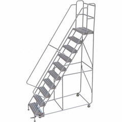 TRI-ARC - Rolling & Wall Mounted Ladders & Platforms Type: Rolling Warehouse Ladder Style: Rolling Safety Ladder - Benchmark Tooling