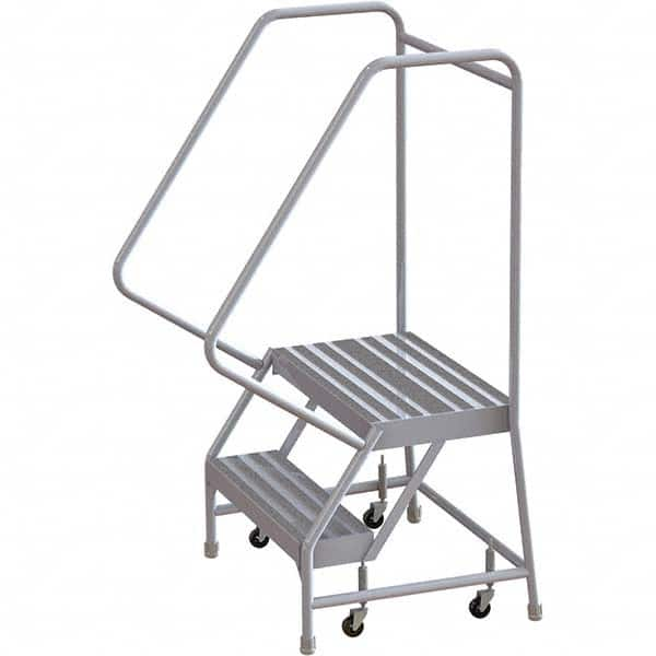 TRI-ARC - Rolling & Wall Mounted Ladders & Platforms Type: Rolling Warehouse Ladder Style: Rolling Safety Ladder - Benchmark Tooling