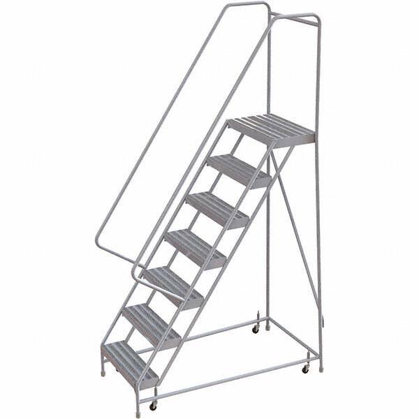 TRI-ARC - Rolling & Wall Mounted Ladders & Platforms Type: Rolling Warehouse Ladder Style: Rolling Safety Ladder - Benchmark Tooling