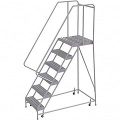 TRI-ARC - Rolling & Wall Mounted Ladders & Platforms Type: Rolling Warehouse Ladder Style: Rolling Safety Ladder - Benchmark Tooling