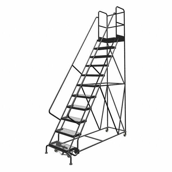 TRI-ARC - Rolling & Wall Mounted Ladders & Platforms Type: Rolling Warehouse Ladder Style: Rolling Platform Ladder - Benchmark Tooling
