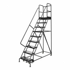 TRI-ARC - Rolling & Wall Mounted Ladders & Platforms Type: Rolling Warehouse Ladder Style: Rolling Platform Ladder - Benchmark Tooling