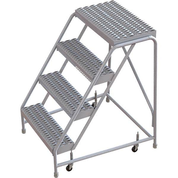 TRI-ARC - Rolling & Wall Mounted Ladders & Platforms Type: Rolling Warehouse Ladder Style: Rolling Safety Ladder - Benchmark Tooling