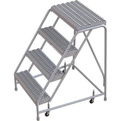 TRI-ARC - Rolling & Wall Mounted Ladders & Platforms Type: Rolling Warehouse Ladder Style: Rolling Safety Ladder - Benchmark Tooling