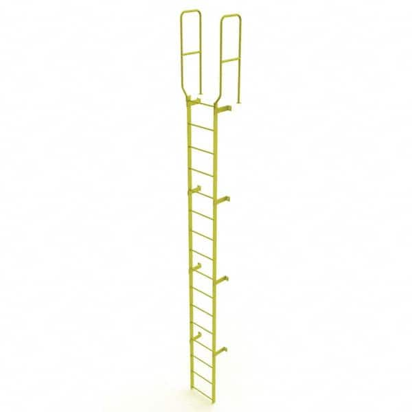 TRI-ARC - Rolling & Wall Mounted Ladders & Platforms Type: Fixed Ladder Style: Safety Cage - Benchmark Tooling