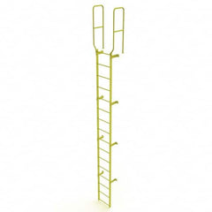 TRI-ARC - Rolling & Wall Mounted Ladders & Platforms Type: Fixed Ladder Style: Safety Cage - Benchmark Tooling