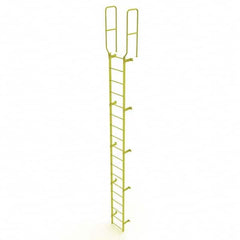 TRI-ARC - Rolling & Wall Mounted Ladders & Platforms Type: Fixed Ladder Style: Safety Cage - Benchmark Tooling