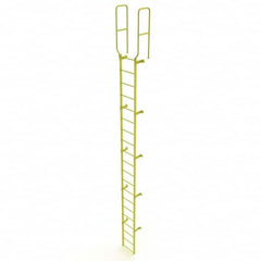 TRI-ARC - Rolling & Wall Mounted Ladders & Platforms Type: Fixed Ladder Style: Safety Cage - Benchmark Tooling