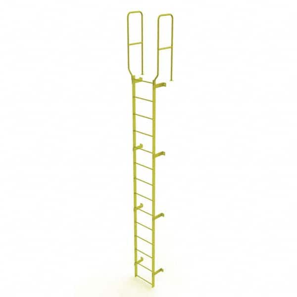 TRI-ARC - Rolling & Wall Mounted Ladders & Platforms Type: Fixed Ladder Style: Safety Cage - Benchmark Tooling