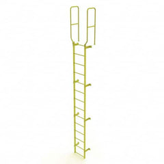 TRI-ARC - Rolling & Wall Mounted Ladders & Platforms Type: Fixed Ladder Style: Safety Cage - Benchmark Tooling