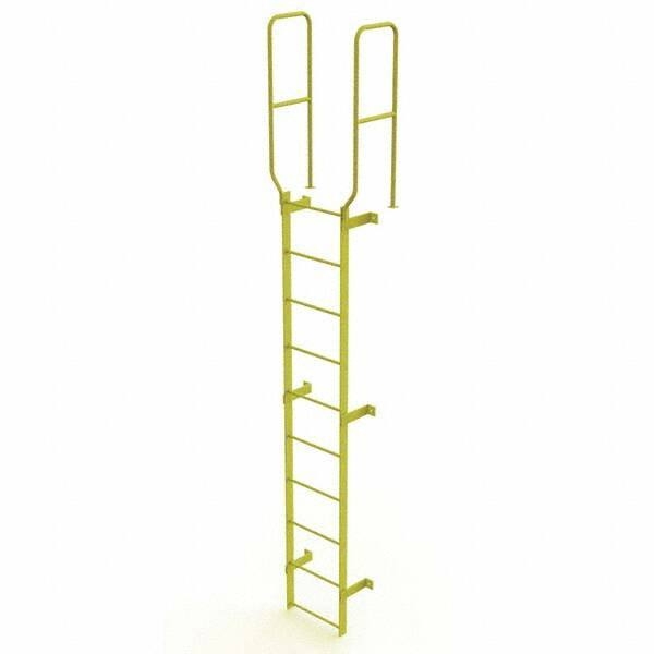 TRI-ARC - Rolling & Wall Mounted Ladders & Platforms Type: Fixed Ladder Style: Safety Cage - Benchmark Tooling