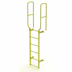 TRI-ARC - Rolling & Wall Mounted Ladders & Platforms Type: Fixed Ladder Style: Safety Cage - Benchmark Tooling