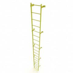 TRI-ARC - Rolling & Wall Mounted Ladders & Platforms Type: Fixed Ladder Style: Safety Cage - Benchmark Tooling