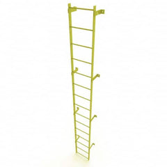 TRI-ARC - Rolling & Wall Mounted Ladders & Platforms Type: Fixed Ladder Style: Safety Cage - Benchmark Tooling