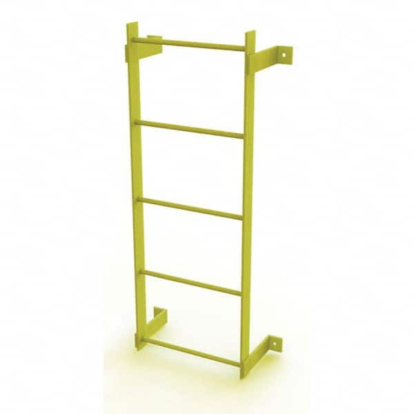 TRI-ARC - Rolling & Wall Mounted Ladders & Platforms Type: Fixed Ladder Style: Safety Cage - Benchmark Tooling