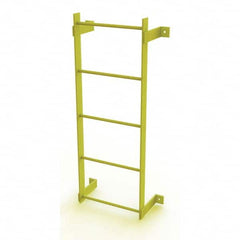 TRI-ARC - Rolling & Wall Mounted Ladders & Platforms Type: Fixed Ladder Style: Safety Cage - Benchmark Tooling