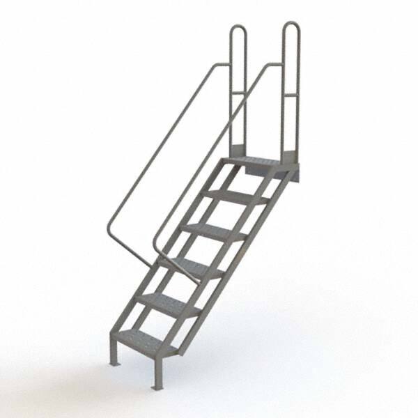 TRI-ARC - Rolling & Wall Mounted Ladders & Platforms Type: Stairway Slope Ladder Style: Stair Unit - Benchmark Tooling